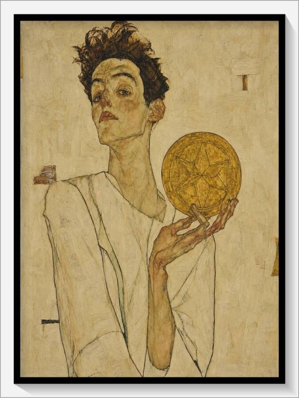 Schiele Tarot „As der Münzen"