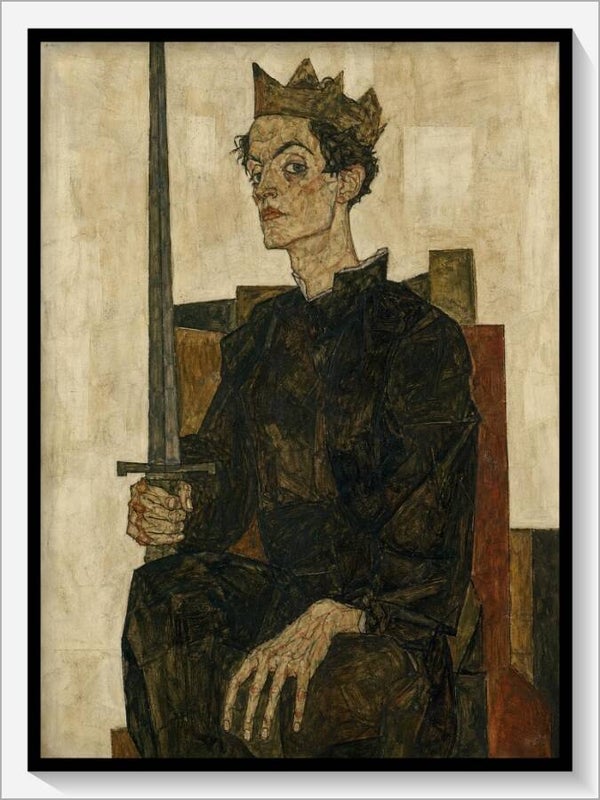 Schiele Tarot „König der Schwerter"