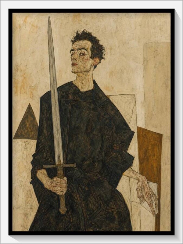 Schiele Tarot „König der Schwerter"