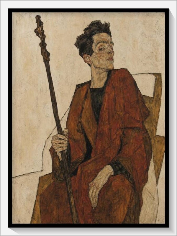 Schiele Tarot „König der Stäbe"