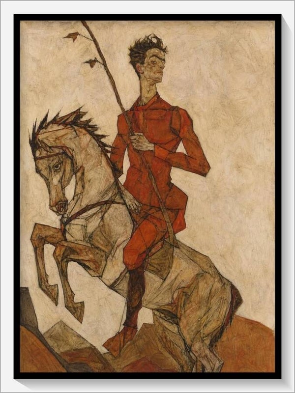 Schiele Tarot „Ritter der Stäbe"