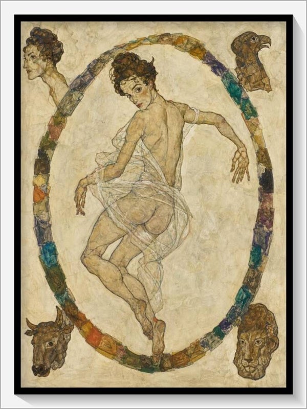 Schiele Tarot „XXI Die Welt"