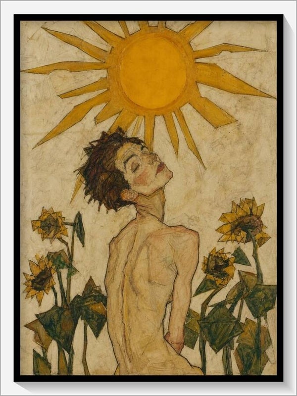 Schiele Tarot „XIX Die Sonne"
