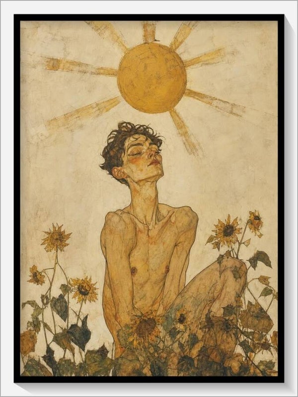 Schiele Tarot „XIX Die Sonne"