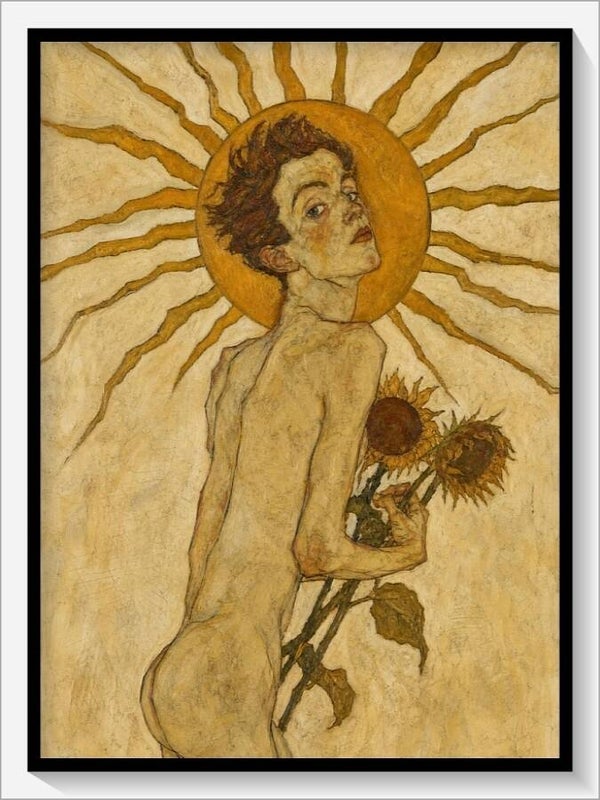 Schiele Tarot „XIX Die Sonne"