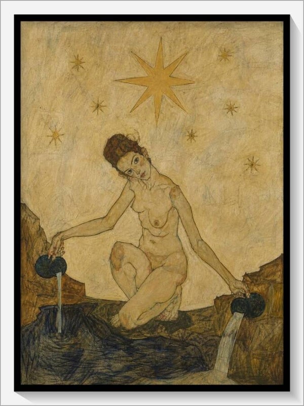 Schiele Tarot „XVII Der Stern"
