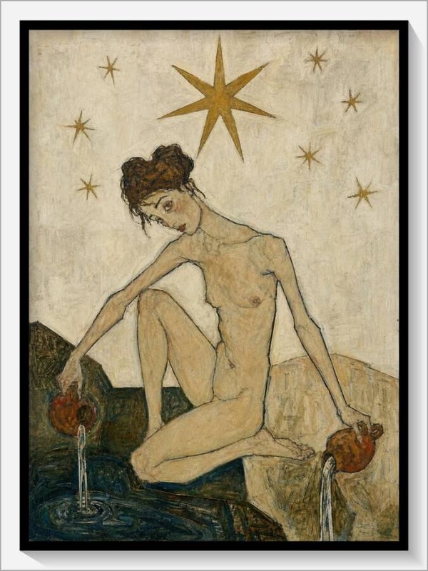Schiele Tarot „XVII Der Stern"