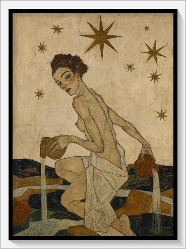Schiele Tarot „XVII Der Stern"