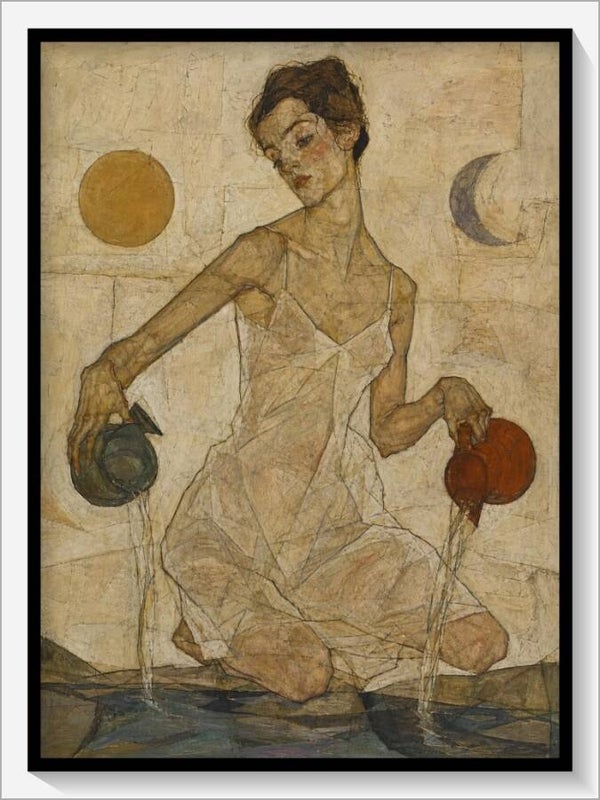 Schiele Tarot „XIV Die Mäßigkeit"