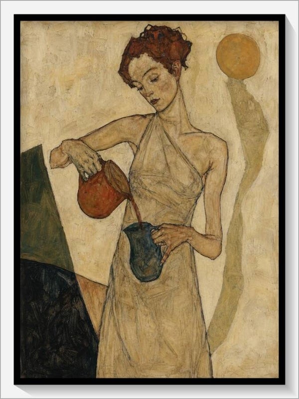 Schiele Tarot „XIV Die Mäßigkeit"