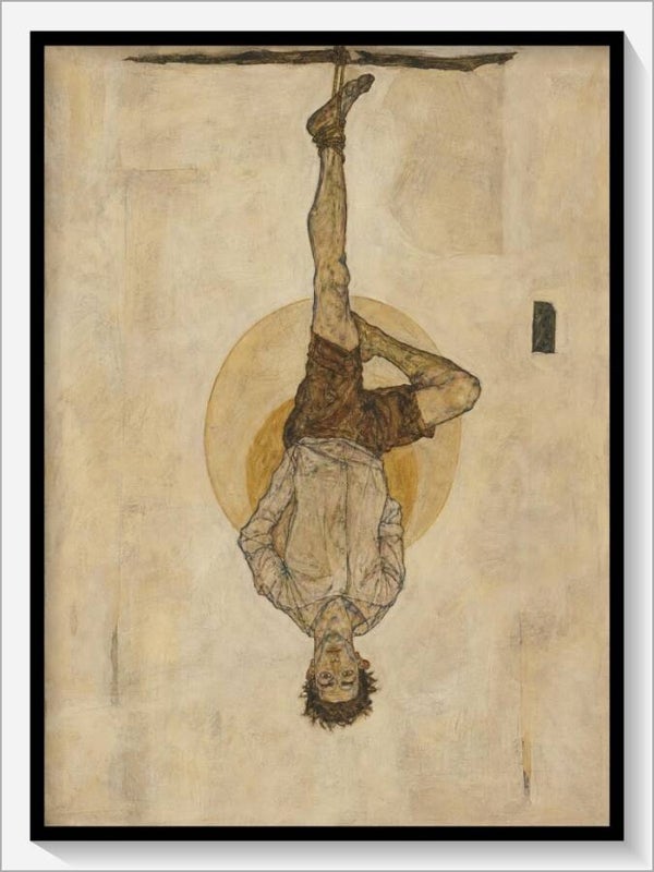 Schiele Tarot „XII Der Hängende"
