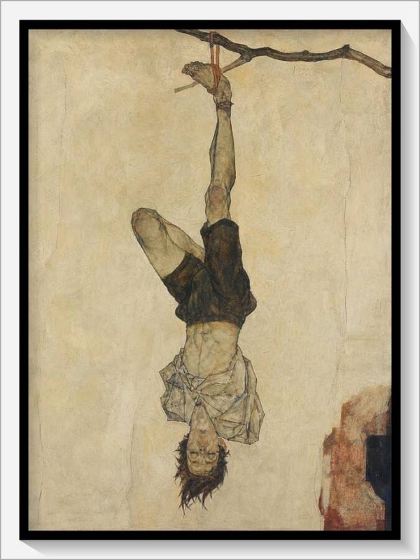 Schiele Tarot „XII Der Hängende"