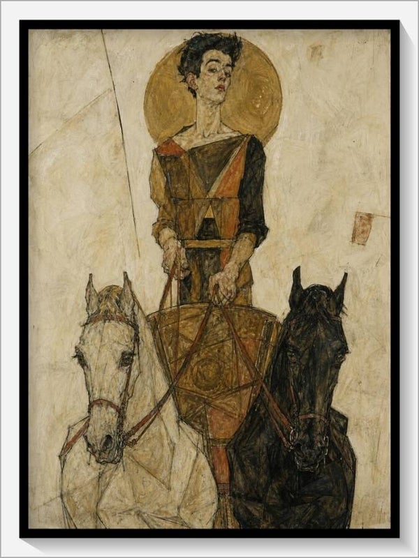 Schiele Tarot „VII Der Wagen“