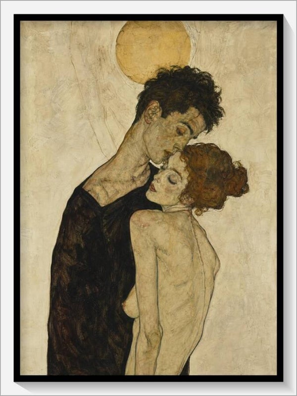 Schiele Tarot „VI Die Liebenden“