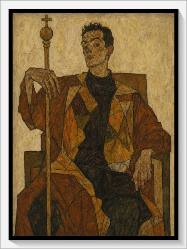 Schiele Tarot „IV Der Herrscher“