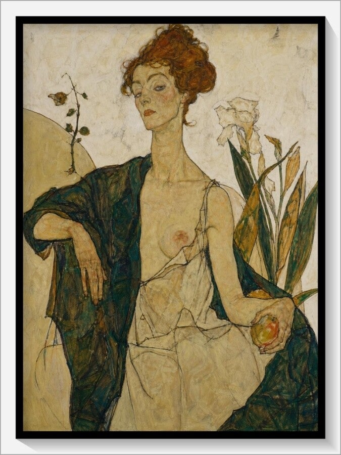 Schiele Tarot „III Die Herrscherin“