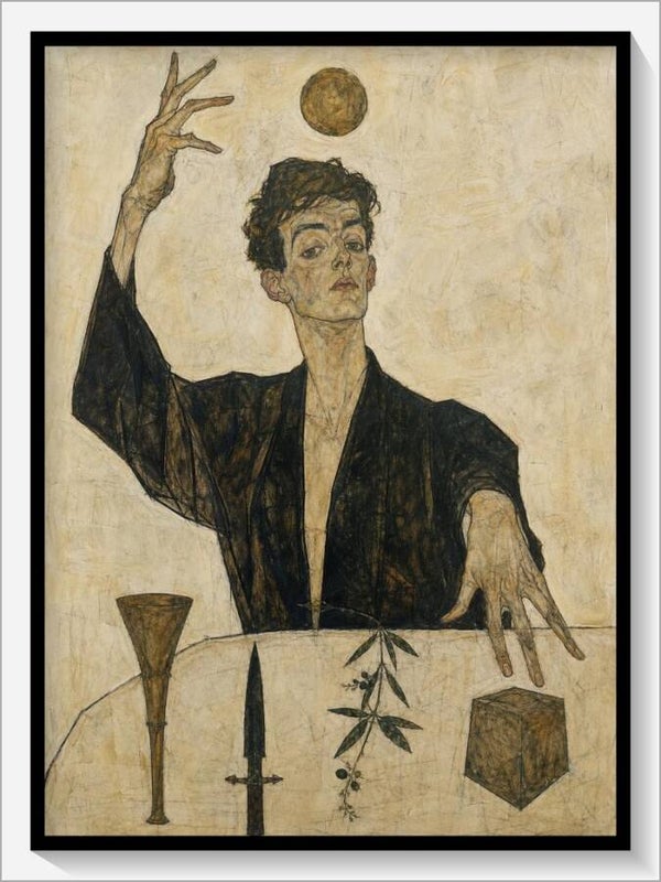 Schiele Tarot „I Der Magier“