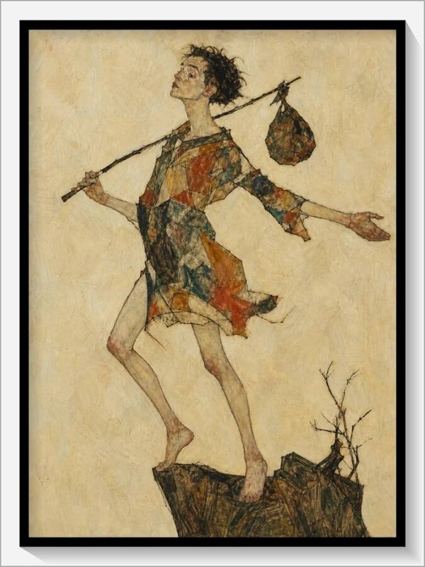 Schiele Tarot „0 Der Narr“