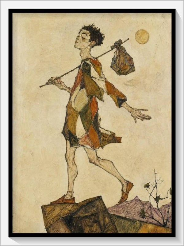 Schiele Tarot „0 Der Narr“