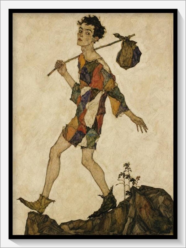 Schiele Tarot „0 Der Narr“