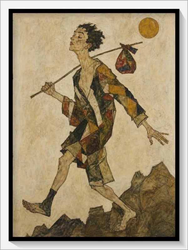 Schiele Tarot „0 Der Narr“