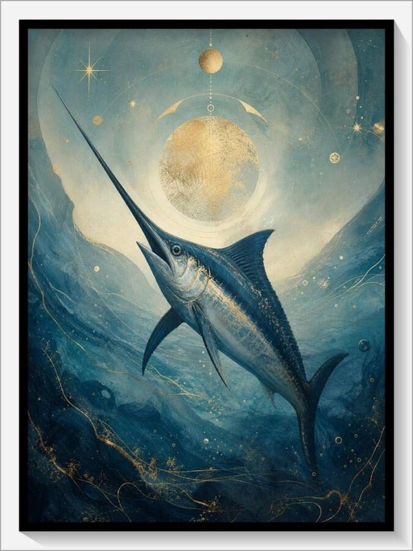 Krafttier „Der Schwertfisch"