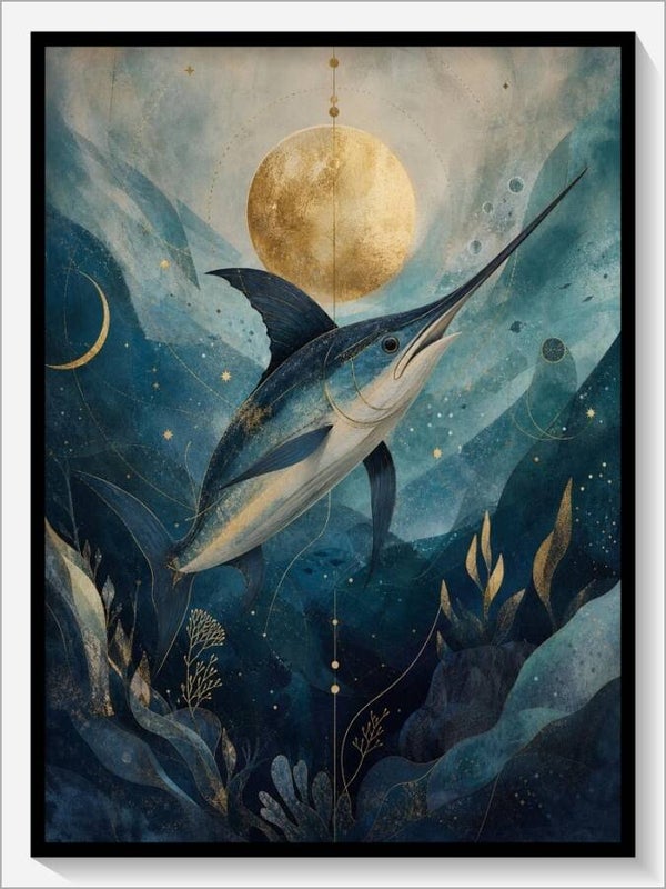 Krafttier „Der Schwertfisch"