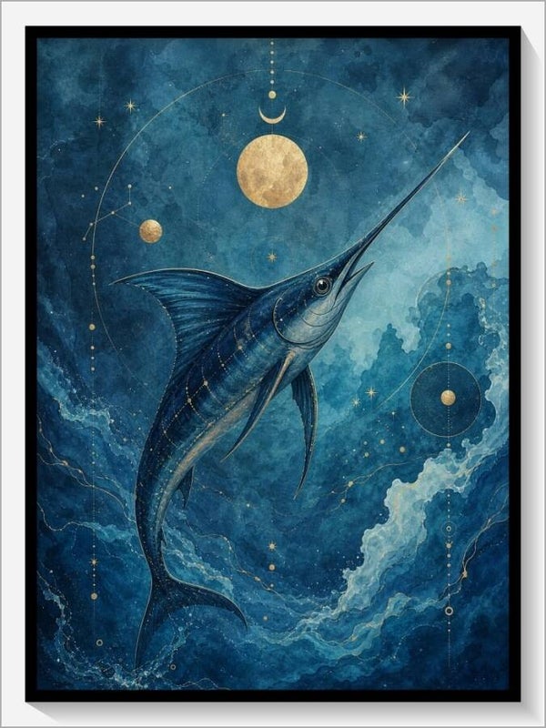 Krafttier „Der Schwertfisch"