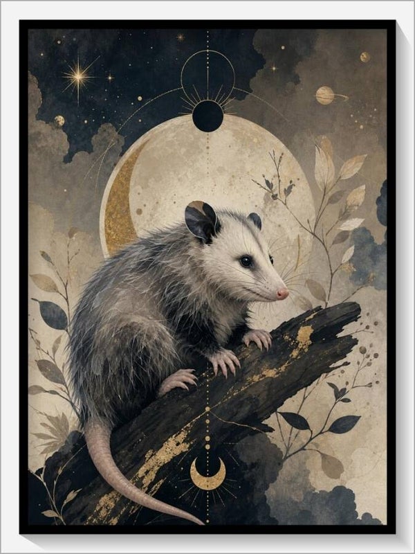 Krafttier „Das Opossum"