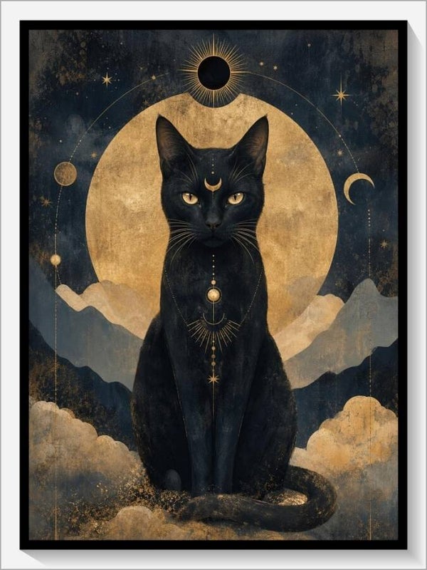 Krafttier „Die Schwarze Katze“