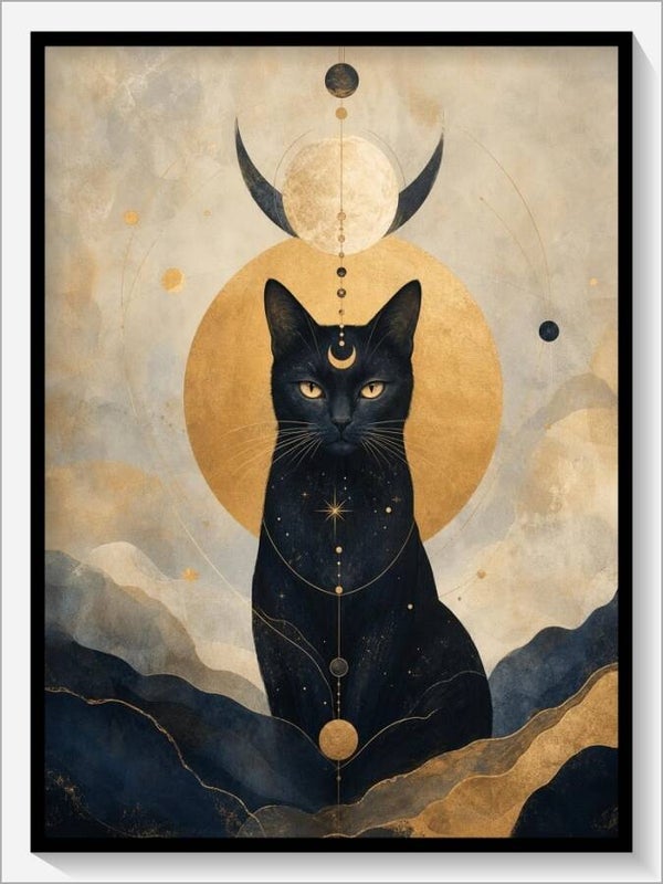 Krafttier „Die Schwarze Katze“