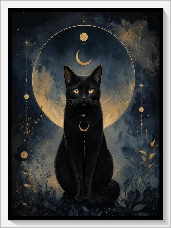Krafttier „Die Schwarze Katze“
