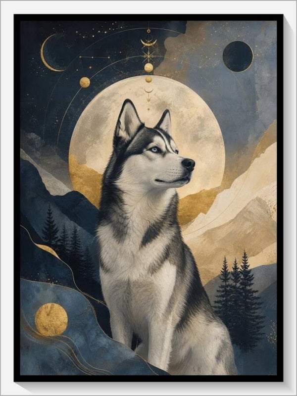 Krafttier „Der Husky“