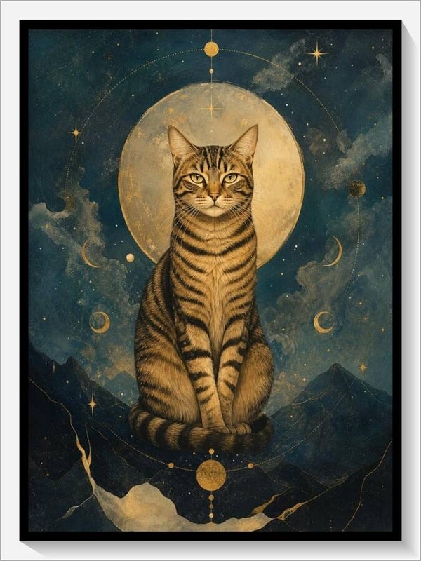 Krafttier „Die Getigerte Katze“