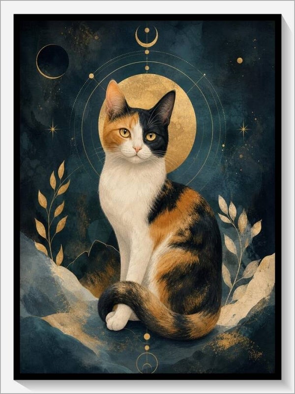 Krafttier „Die Dreifarbige Katze“