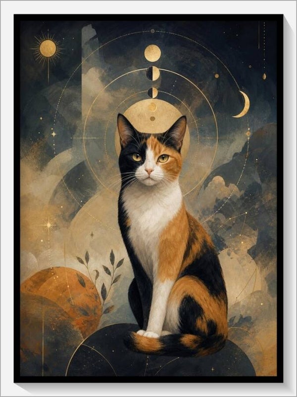 Krafttier „Die Dreifarbige Katze“