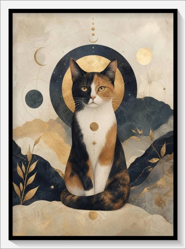 Krafttier „Die Dreifarbige Katze“