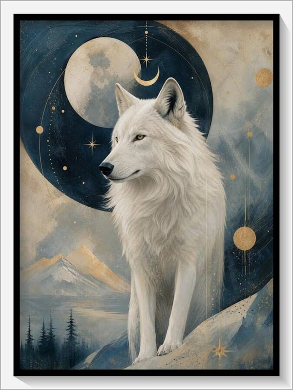 Krafttier „Der Weiße Wolf"