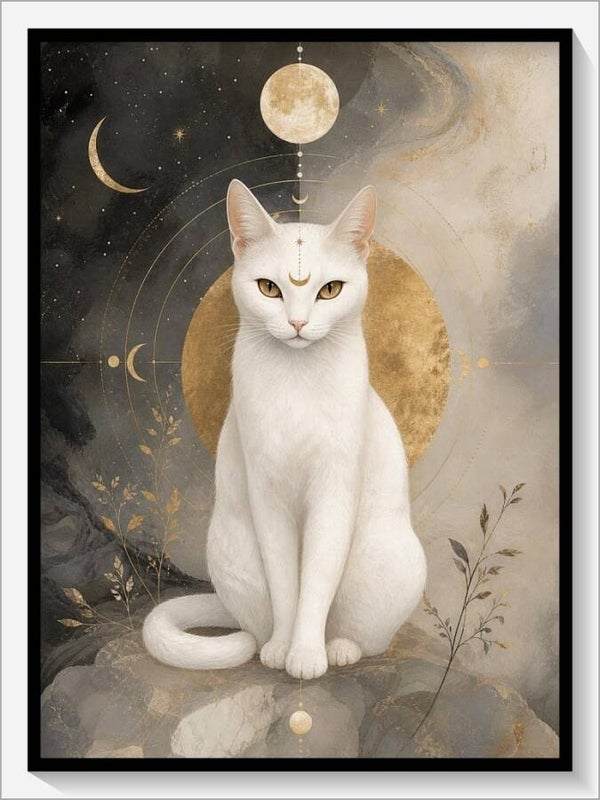 Krafttier „Die Weiße Katze"