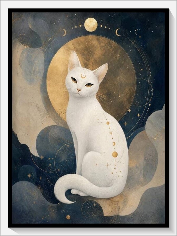 Krafttier „Die Weiße Katze"