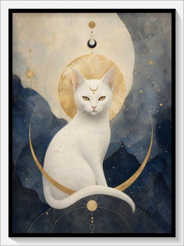 Krafttier „Die Weiße Katze"