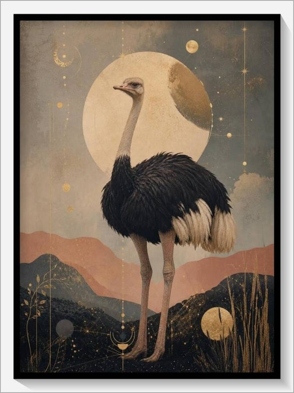 Krafttier „Der Vogel Strauß"