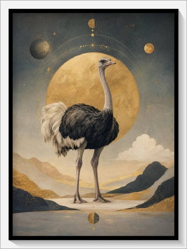 Krafttier „Der Vogel Strauß"