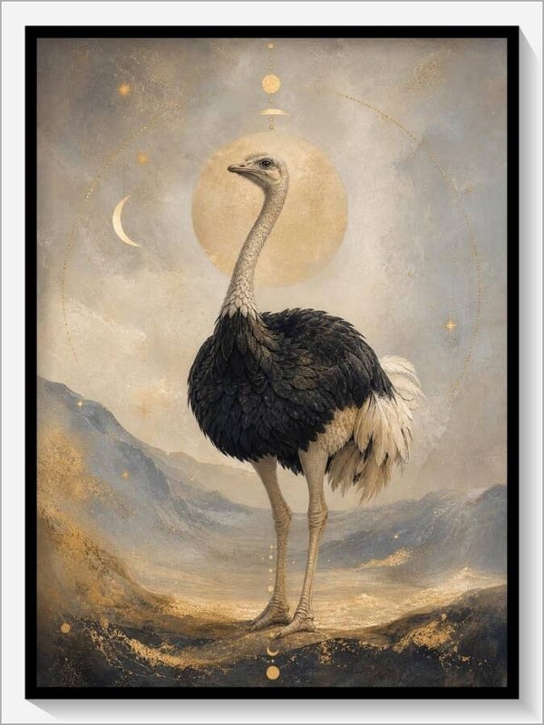 Krafttier „Der Vogel Strauß"