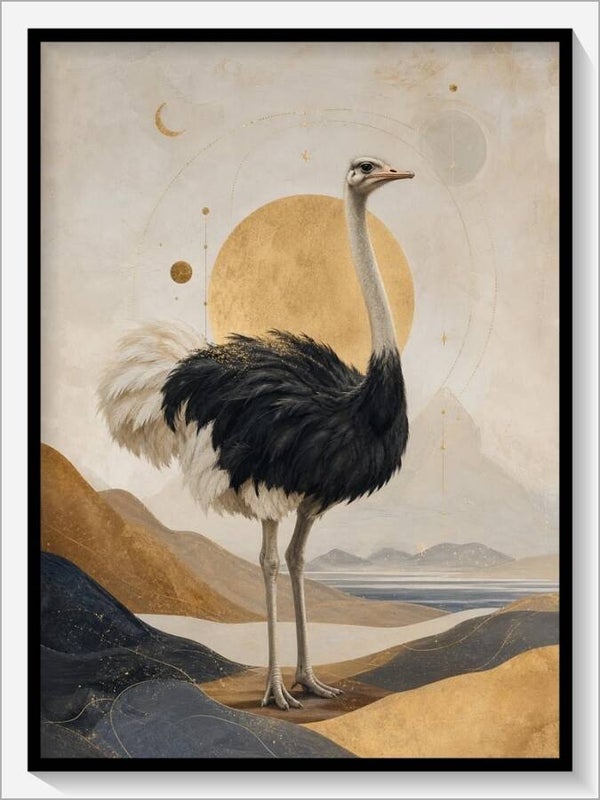 Krafttier „Der Vogel Strauß"