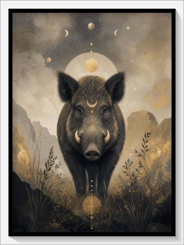Krafttier „Das Wildschwein"