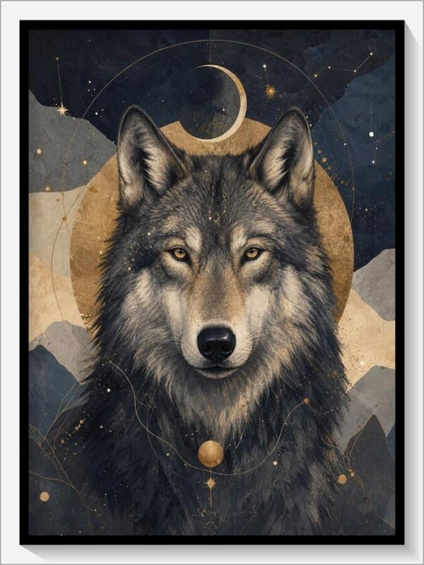 Krafttier „Der Wolf"