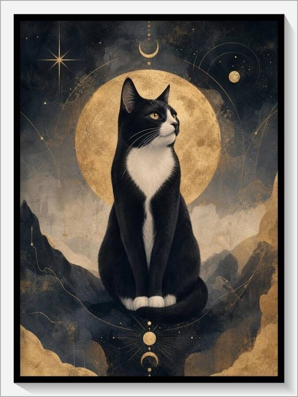 Krafttier „Die Tuxedo Katze"