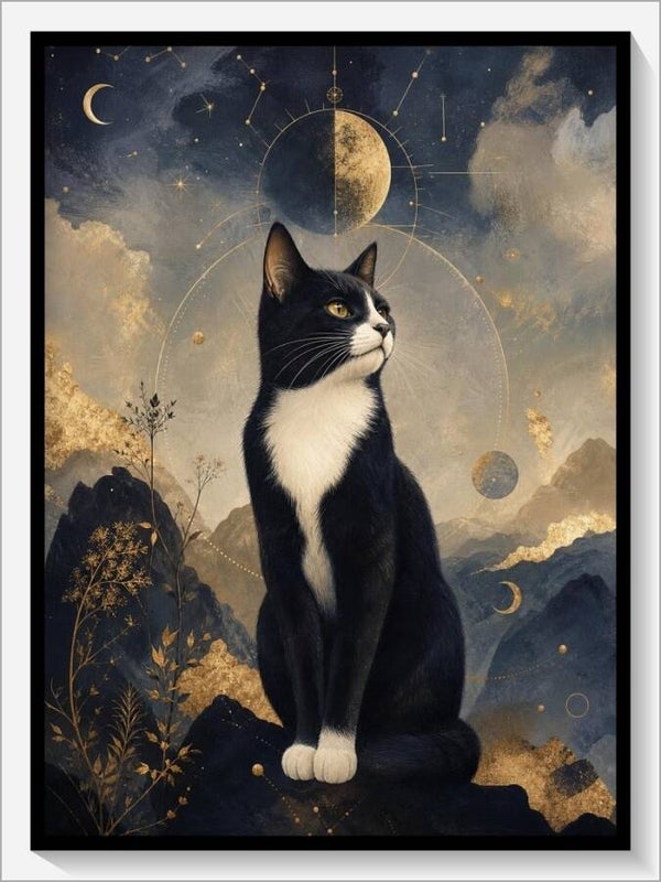 Krafttier „Die Tuxedo Katze"