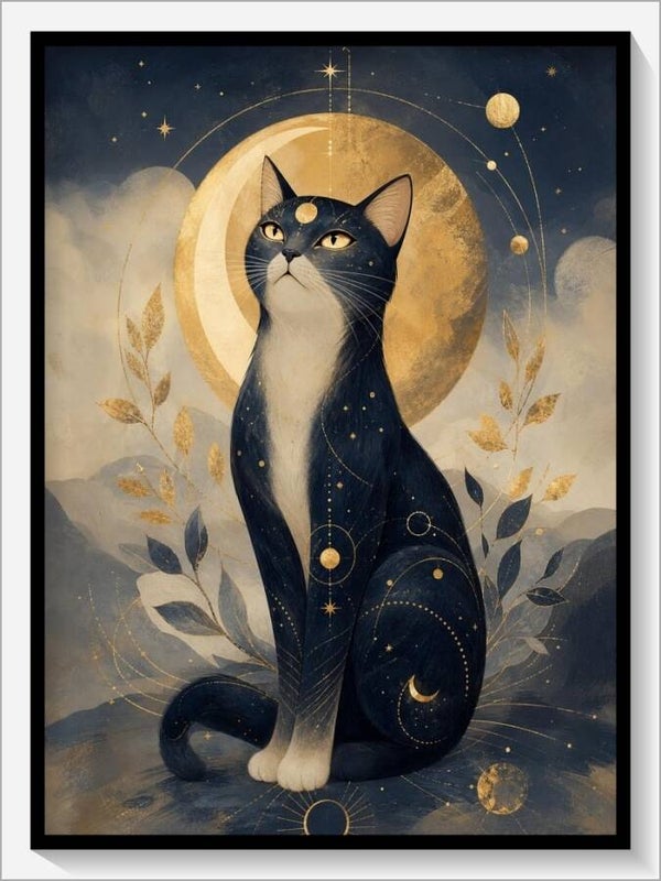 Krafttier „Die Tuxedo Katze"
